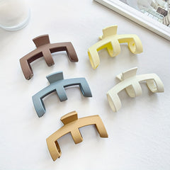 Frosted Hair Claw Nonslip Ponytail Holder Hair Clip