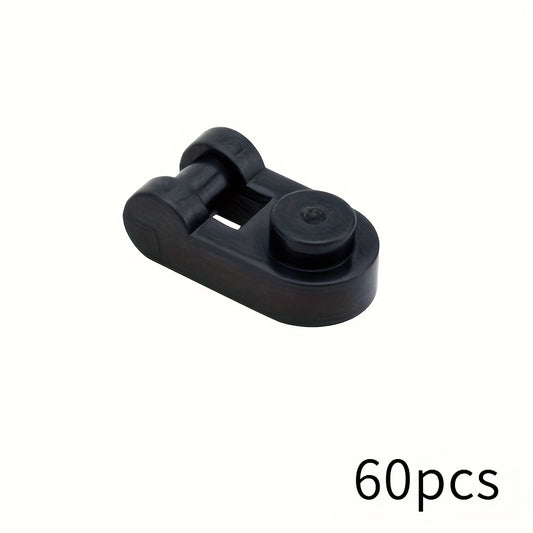 60pcs Building Blocks 1x1 U Clip 6019 Handle Closed Ends Technical Parts