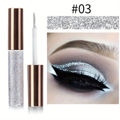 16 Colors Sparkling Diamond Eyeliner Pen High Saturation Eye Makeup Tool