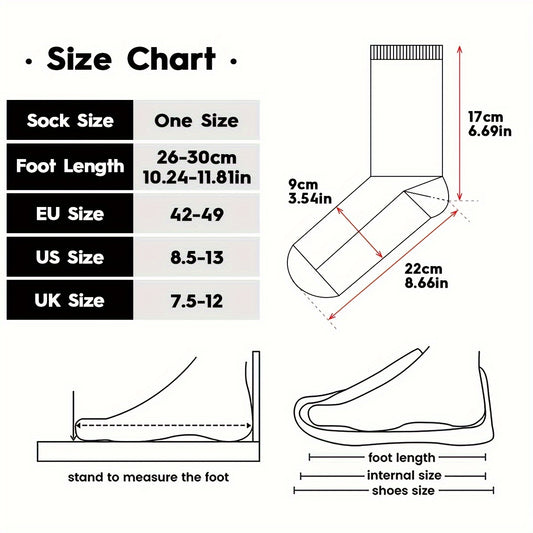 Thick Padded Sports Crew Socks for Men Women