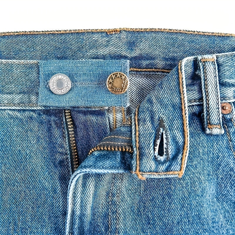 Adjustable Pants Button Extender Elastic Waist Strong Easy Fit