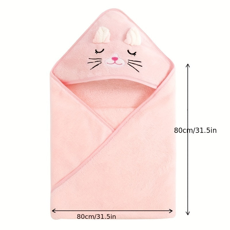 Soft & Cozy Baby Hooded Cloak Bath Towel for Swimming & Bathing