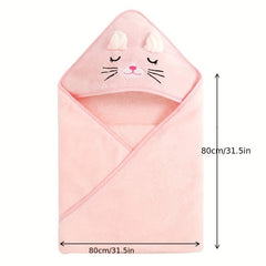 Soft & Cozy Baby Hooded Cloak Bath Towel for Swimming & Bathing