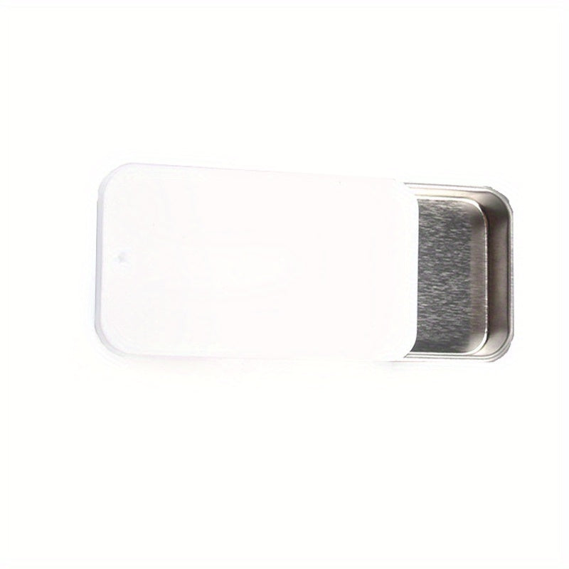 6pcs Mini Storage Jar Empty Tin Containers 1oz Rectangular