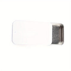 6pcs Mini Storage Jar Empty Tin Containers 1oz Rectangular