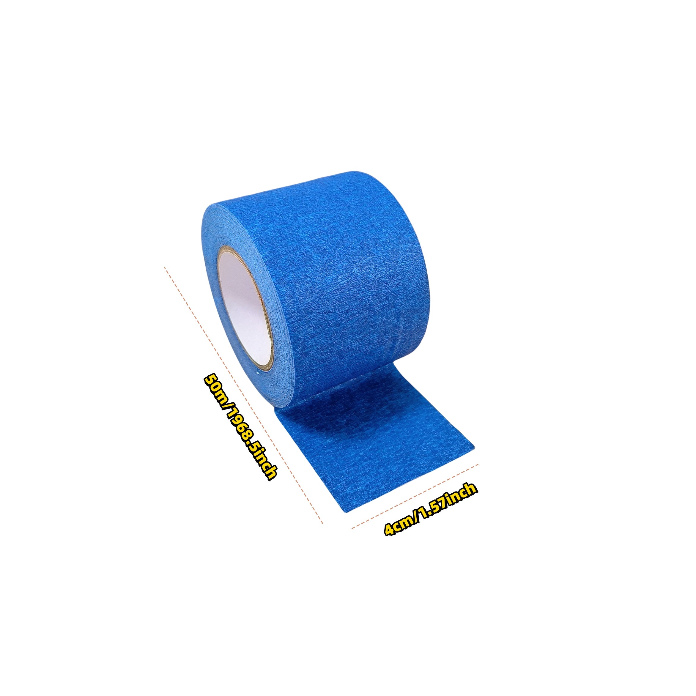 50m 5-inch Paint Tape for Easy Removal - Masking Tape for Security Wall Painting