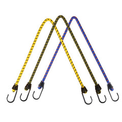Heavy Duty Bungee Cords - Ideal for Luggage, Camping, Tents, Clothes Drying