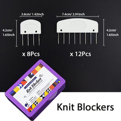 20pcs Knitting Blocks And Needles Kit For Blocking Knit Crochet Lace Needlework