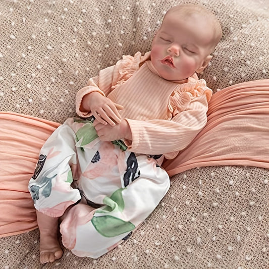 20 Inch Realistic Lifelike Newborn Soft Cloth Body Looks Real