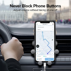 Car Air Outlet Phone Bracket Gravity Navigation Telescopic Bracket