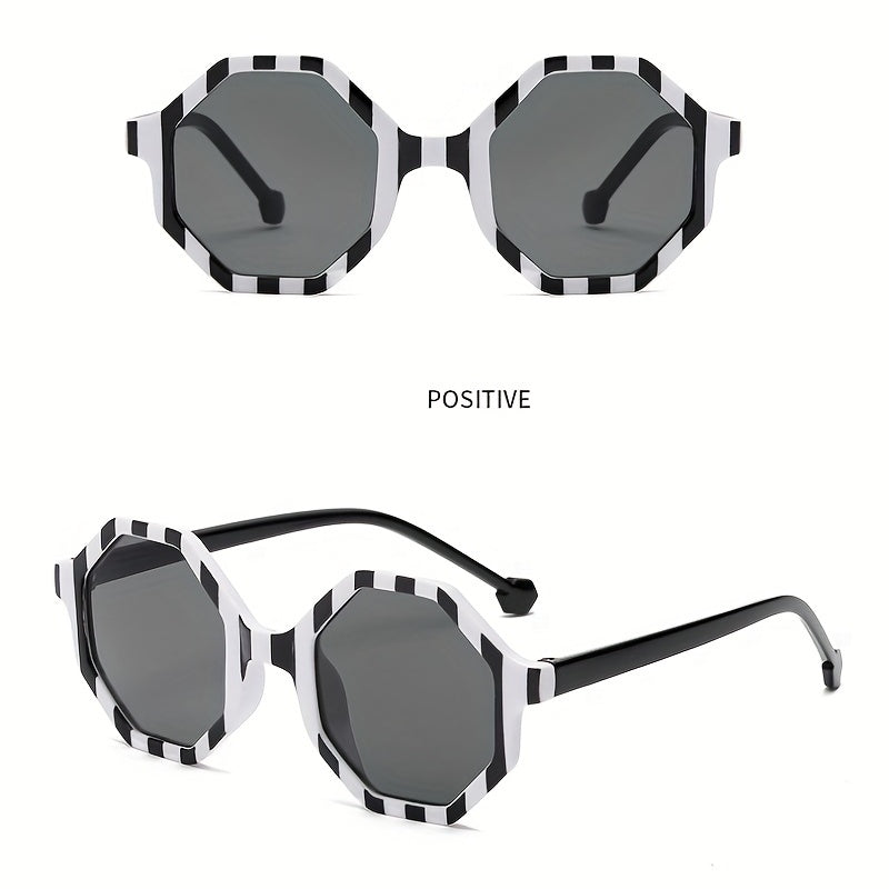 Kids Striped Sunglasses UV400 Protection