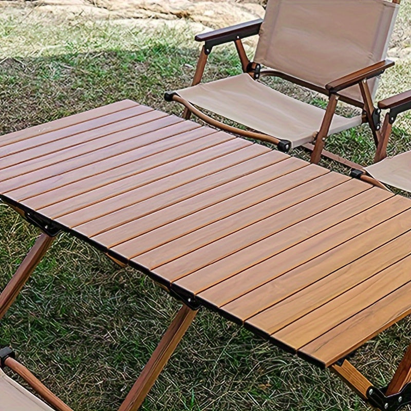 Portable Carbon Steel Folding Table for Outdoor Camping Picnic