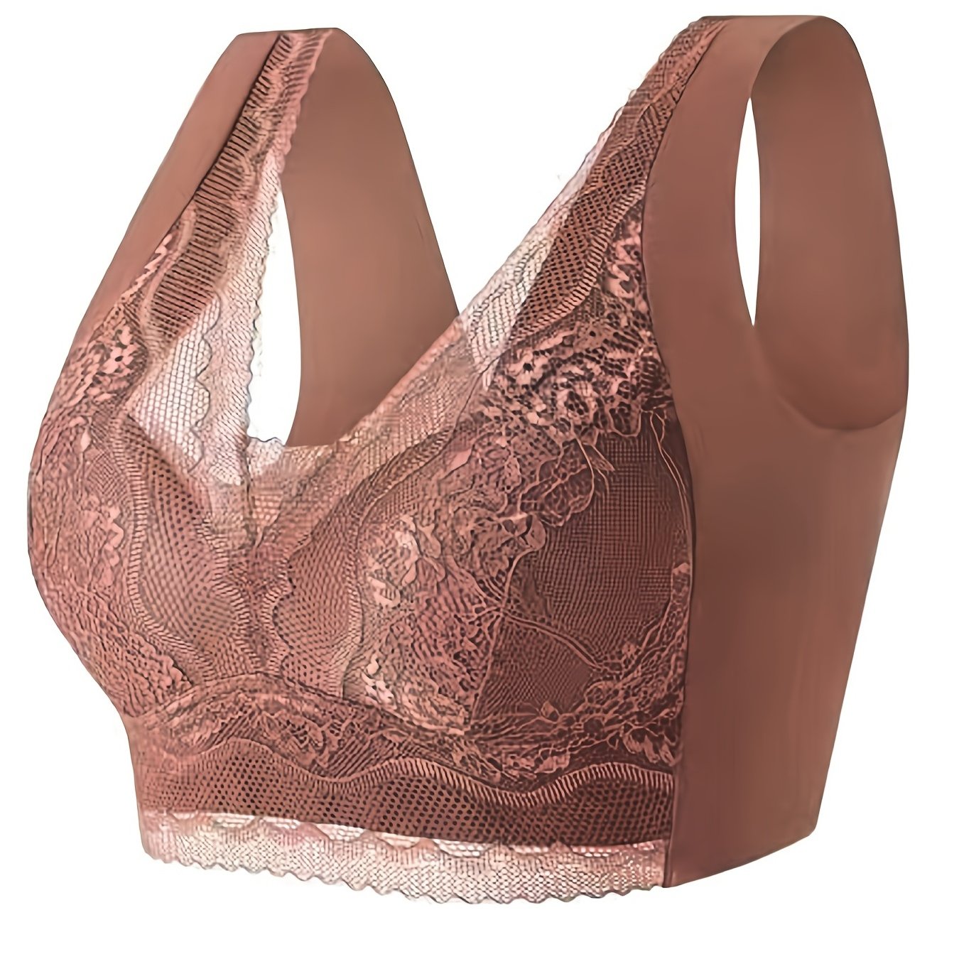 Lace Wireless Push Up Bra Ladies Undergarment