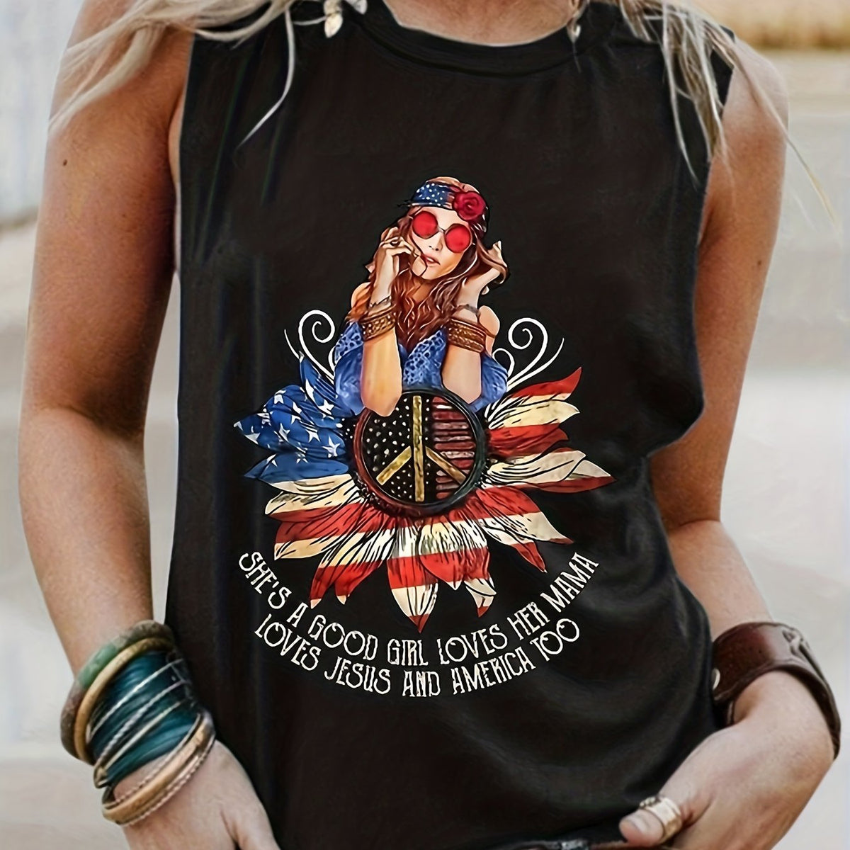  Cartoon Tank Top