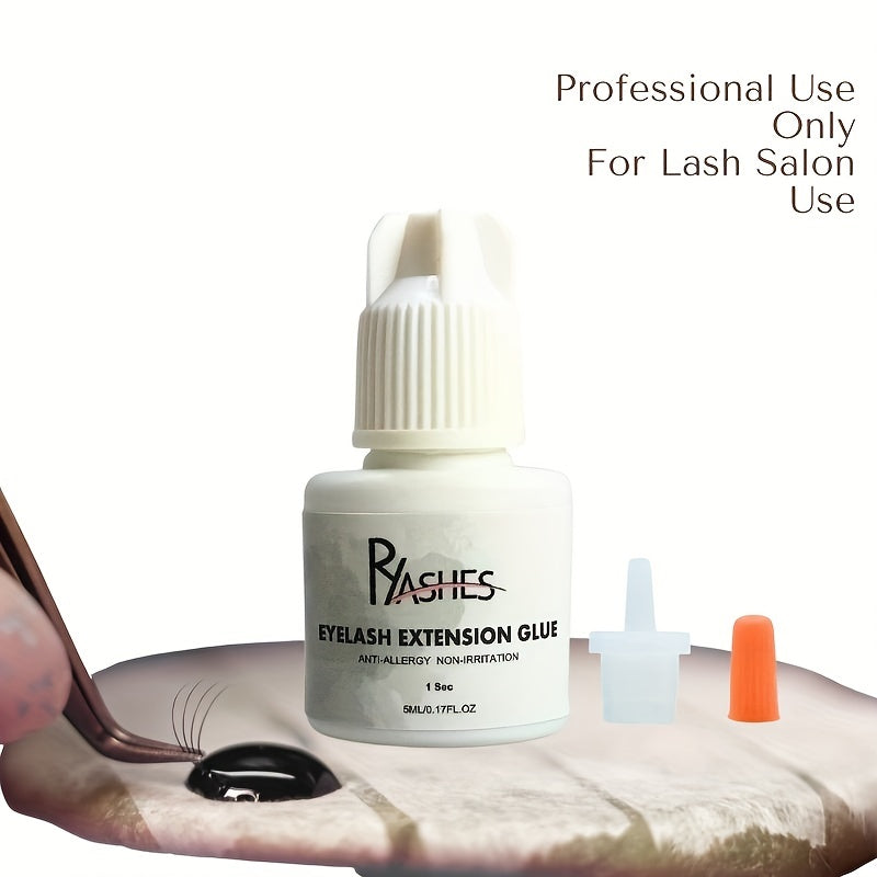 2 Sec Lash Extension Glue 5ml Eyelash Adhesive Fast Drying Maximum Bonding