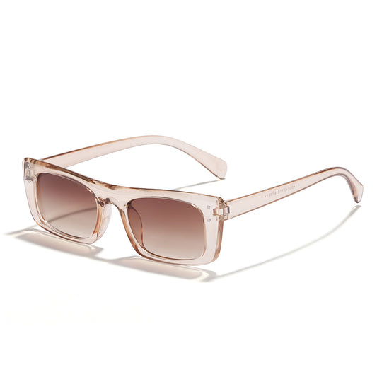 Vintage Oversized Square Sunglasses For Women Sun Protection Tinted Lenses