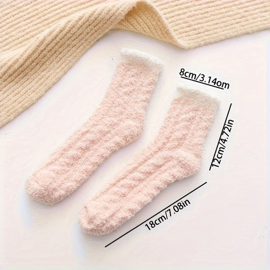 10 Pairs Warm Padded Floor Socks Women's Stockings