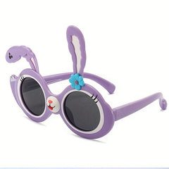 Cartoon Rabbit Polarized Sunglasses UV Protection for Kids