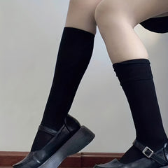 4 Pairs Striped Crew Socks - Comfy & Breathable College Style Socks