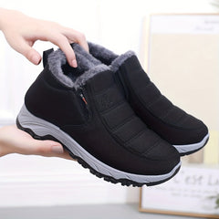 Women's Flatform Slip-On High Round Toe Winter Boots