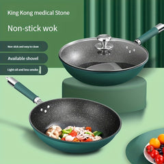 Non Stick Cast Iron Skillet Egg Fry Pan For Gas Stove Top And Induction Cooker