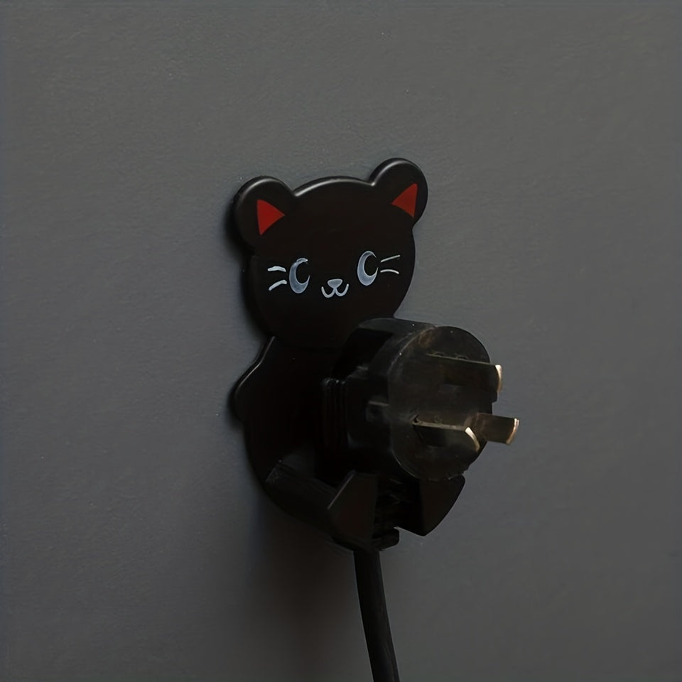 Cartoon Wall Mounted Plug Wire Holder