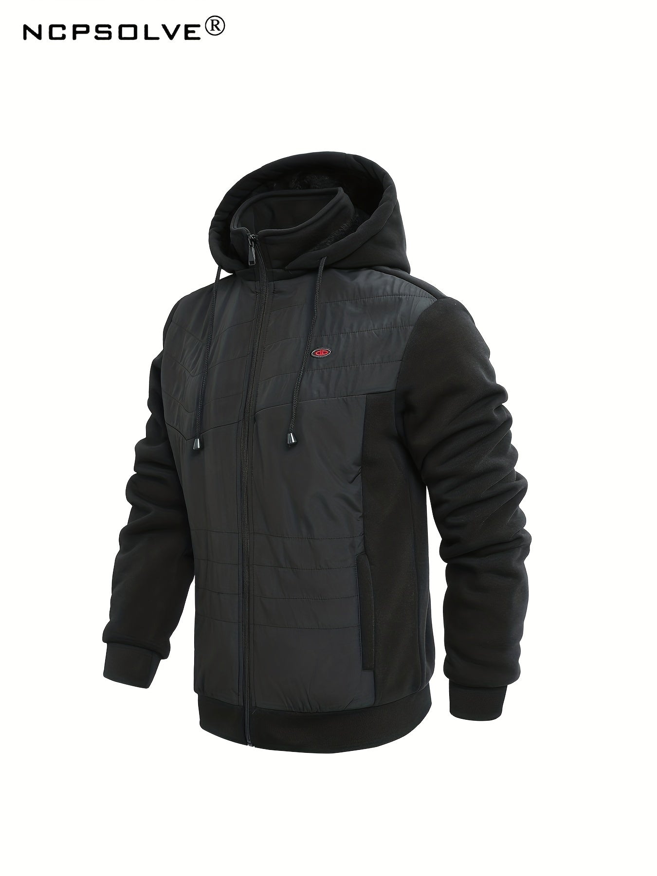 Men's Active Thermal Hooded Jacket & Pants Set for Winter