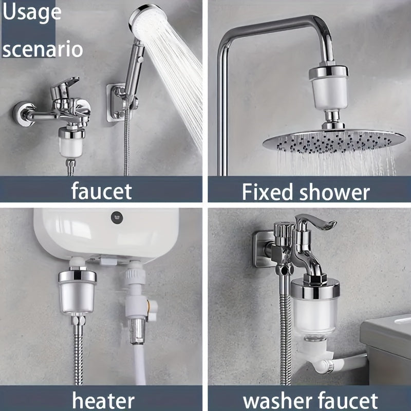 2pcs Shower Cotton Filter Water Faucet Strainer Purifier Universal Shower Filter