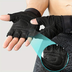 Unisex Fitness Gloves Non Slip Wrist Guards for Training