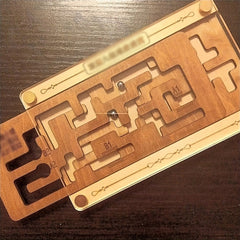 Wooden Maze Puzzle Balance Focus for Meditation Prayer Healing