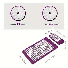 Acupressure Mat And Pillow Set Massage Yoga Mat Acupuncture Mat
