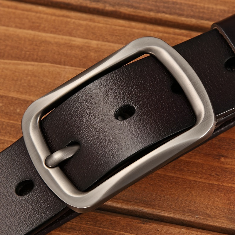 Men's Leather Belt Business Waist Belt Pant Clothing Accessories