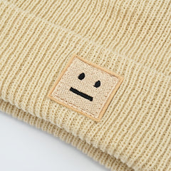 Men's Youth Street Solid Beanie Woolen Hat College Warm Women's Cold Hat
