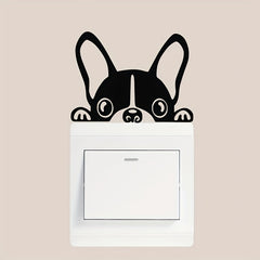 French Bulldog Light Switch Sticker Vinyl Wall Decal