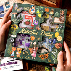 100 Vintage Stickers for Scrapbooking & Journaling