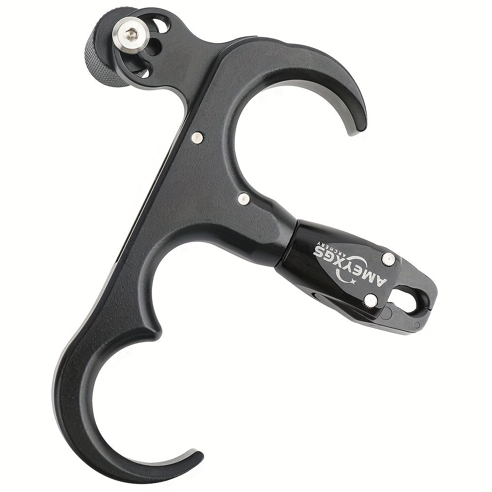 3-Finger Metal Release for Compound Bow - Adjustable Thumb Trigger