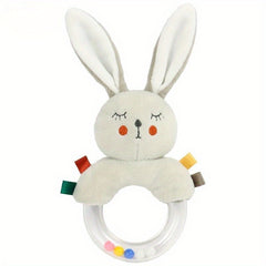 Baby Hand Rattle Grasping Training Plush Toy