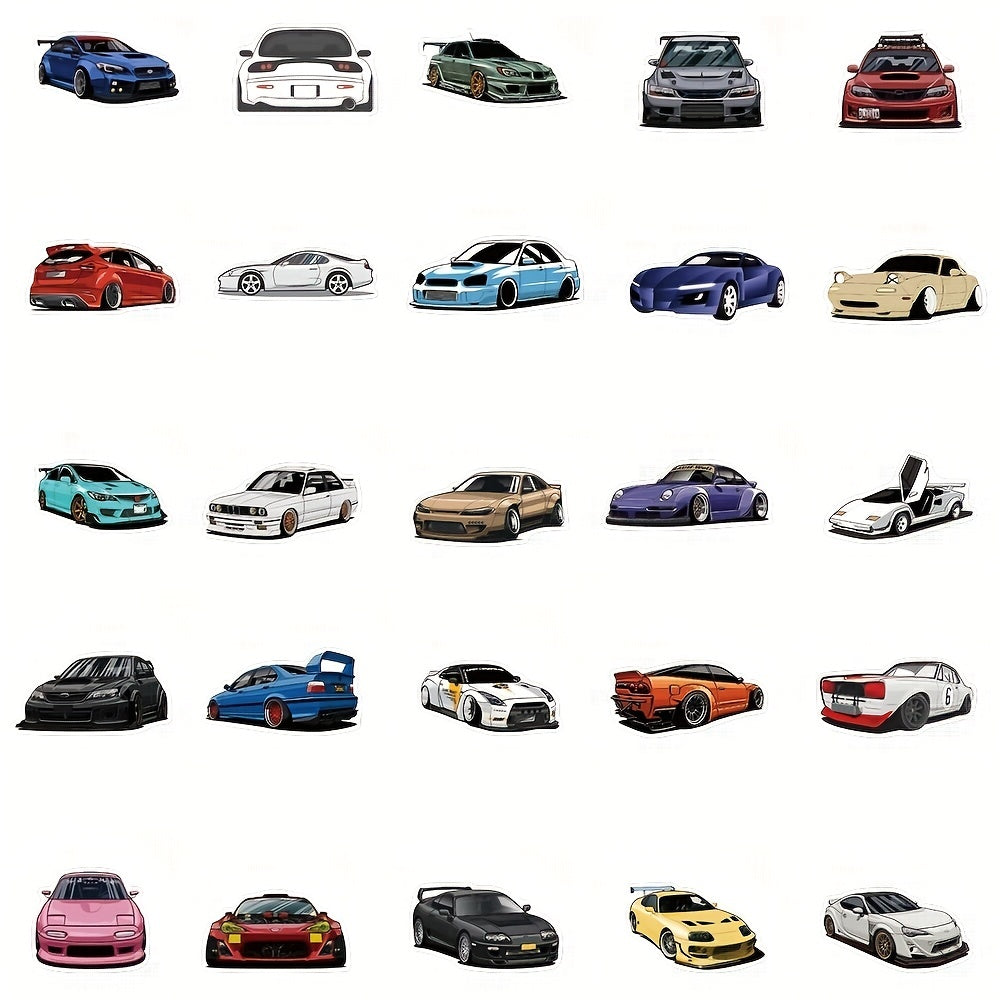 100pcs Modified Car Stickers Waterproof Stickers