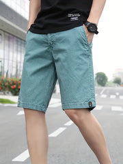 Men's Plaid Cargo Shorts for Summer Outdoor Activities