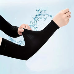 Ice Silk Gloves Sunproof Sleeves Unisex Sports Running Cycling