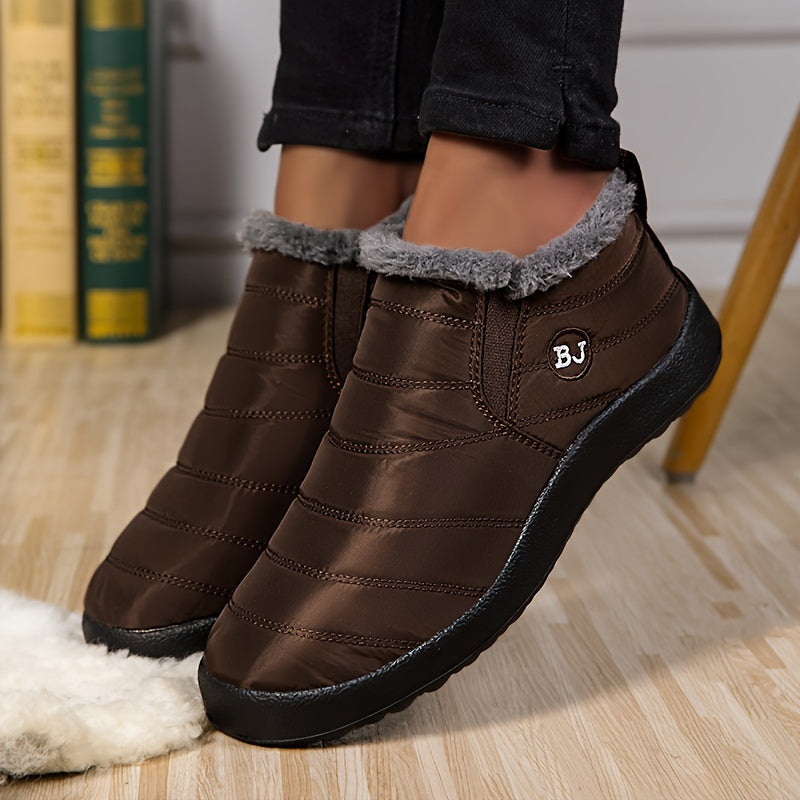 Women's Winter Fleece Lined Waterproof Snow Boots