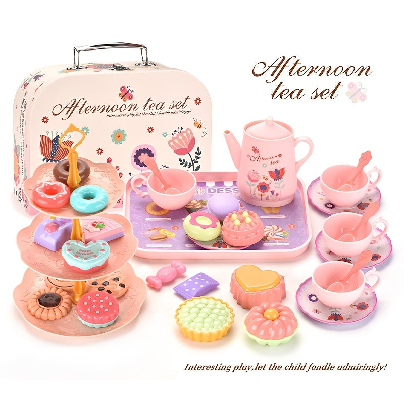 Girls Play House with Afternoon Tea Set