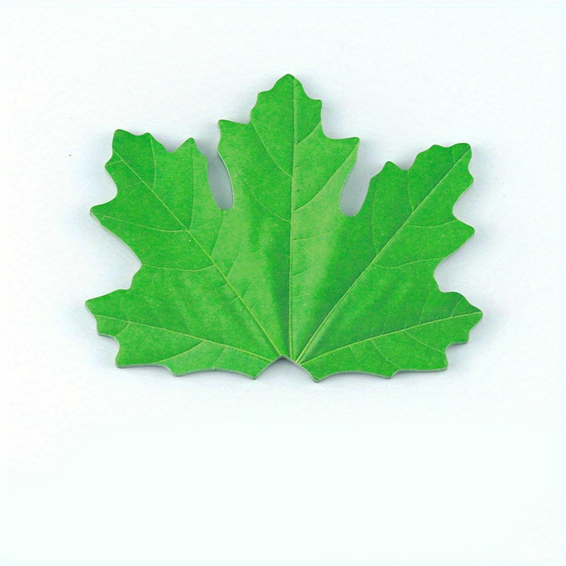 Maple Leaf Sticky Note 25 Sheets Office Student Simulation Leaf Sticky Note