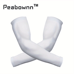 Peabownn UV Arm Sleeves UPF 50 Cooling Sport Compression Basketball