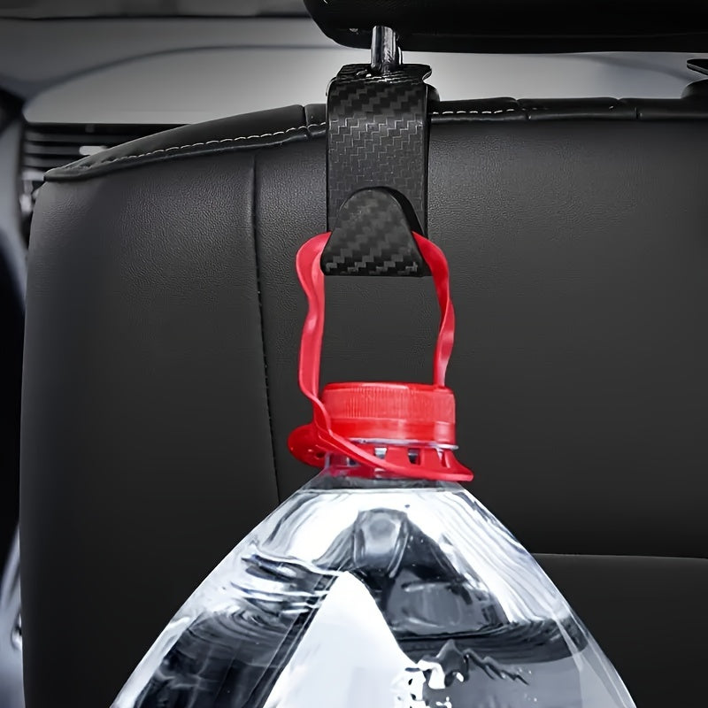 4pcs Car Seat Headrest Hook Storage Hanger Back Seat Organizer