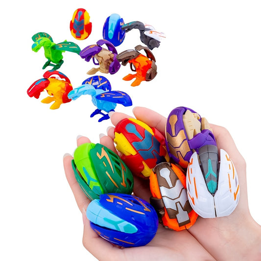 7 11 Pack Morphing Dinosaur Toys Assorted Colors Action Figures