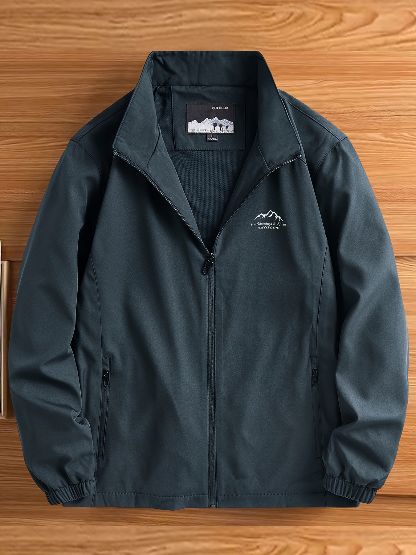 Men's Lightweight Zip Up Sports Jacket Spring Fall Outwear