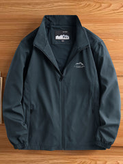 Men's Lightweight Zip Up Sports Jacket Spring Fall Outwear