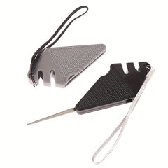 Mini Sharpener with Compass for Outdoor Camping