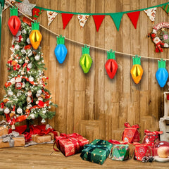 8pcs Mini Light Bulb Balloons - Birthday Christmas Year Celebrations